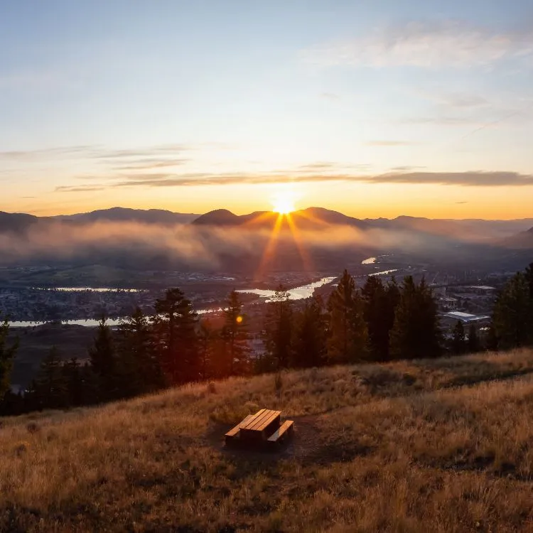 A view of the Thompson River in Kamloops